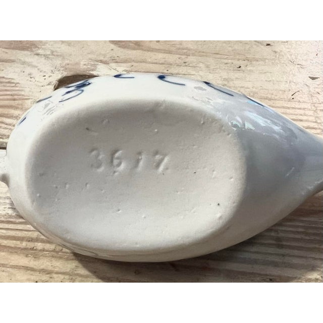 Ceramic 1930s Vintage Porcelain Blue Onion Pattern Creamer For Sale - Image 7 of 7