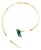 18k (750) Yellow Gold Stylish Tourmaline Necklace For Sale