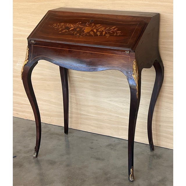 Late 19th Century 19th Century Spanish Baroque Style Oak Library Table or Desk, 1890 For Sale - Image 5 of 13