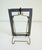 French Art Deco Brass & Chip Glass Easel Picture Frame For Sale - Image 9 of 9