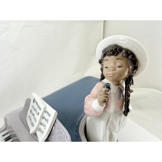 Lladro Retired LLadro Jazz Duo Pianist and Singer Black Legacy Collection - Spain For Sale - Image 4 of 8