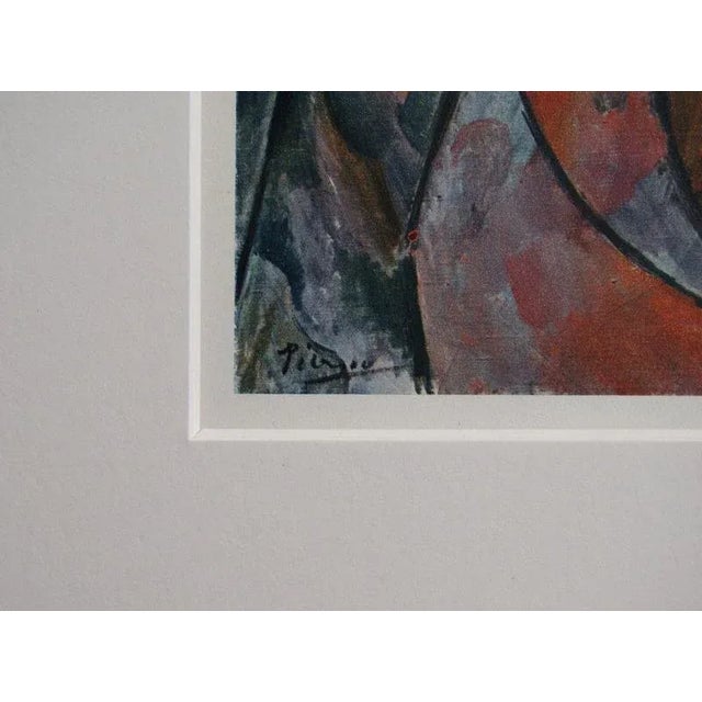 Blue Pablo Picasso, Woman with a Guitar, 1946, Heliogravure For Sale - Image 8 of 13