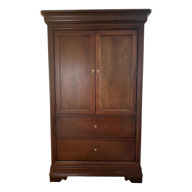 Late 20th Century Thomasville Impressions Martinique Collection Armoire For Sale