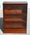 Brown Antique Globe-Wernicke 3-Tier Tiger Oak Barrister Bookcase – Grade 299 For Sale - Image 8 of 17