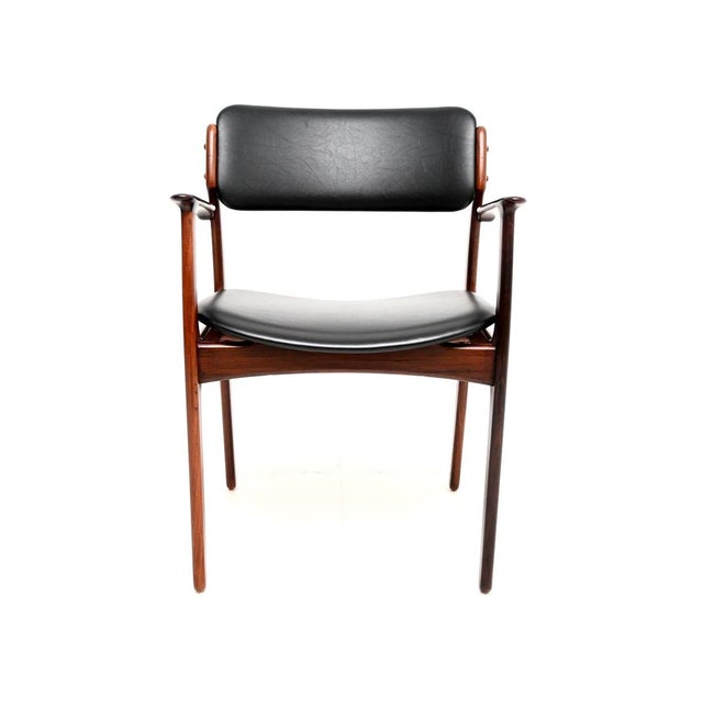 Mid-Century Modern Vintage Danish Dining Chairs from Erik Buch, 1960s, Set of 8 For Sale - Image 3 of 11