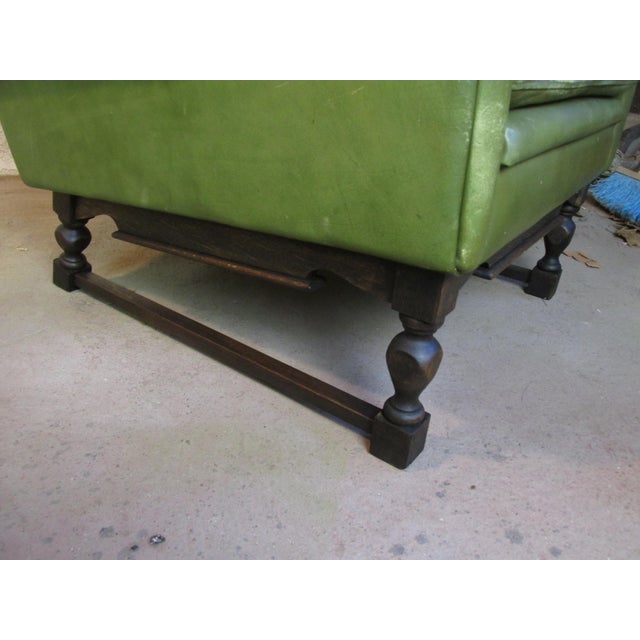 1970s Vintage Danish Lounge Chair in Distressed Leather by Svend Skipper Circa 1970 For Sale - Image 5 of 14