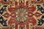 2020s Heriz Rug 9'9'' X 13'11'' Red Wool Tribal Hand-Knotted Oriental Carpet For Sale - Image 5 of 12