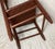 American Mid 20th Century Gentleman’s Valet Butler With Splint Seat Ladder Back Valet Chair For Sale - Image 3 of 9