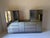 1980s 1980s Ello Gunmetal Stainless & Smoked Mirror Cabinet Set, Attributed For Sale - Image 5 of 15