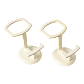 German Space Age Metal Coat Hooks from Schönbuch, 1970s, Set of 2 For Sale
