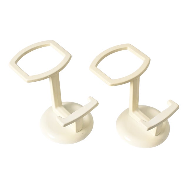 German Space Age Metal Coat Hooks from Schönbuch, 1970s, Set of 2 For Sale