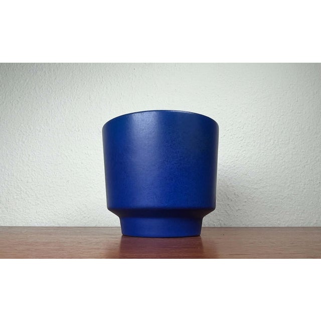 Mid-Century Modern Bright Blue Planter from Marei Majolikafabrik, 1960s, in Very Good conditions. Designed 1960 to 1969...