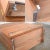 Vintage Scandinavian Modern Teak Desk in a Box Style Secretary With Drop Front For Sale - Image 11 of 18