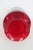 Hand Blown Ruby Red Tall Vase With Flared Opening and Clear Base 5084b For Sale - Image 4 of 11