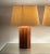 Modern 'Octogone' Walnut Table Lamp With Parchment Shade by Design Frères For Sale - Image 3 of 6
