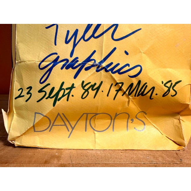 1984 Frank Stella Walker Art Center Exhibition Bag for Dayton's For Sale - Image 9 of 18