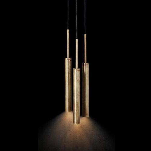 Metal Stav 1 Raw Brass Ceiling Lamp by Johan Carpner for Konsthantverk For Sale - Image 7 of 8