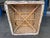 Vintage White Large Braid Rattan Barrel Back Chair Frame For Sale - Image 11 of 12