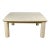 1980s Lane Postmodern Faux Parchment Coffee Table With Sculptural Cylinder Legs For Sale