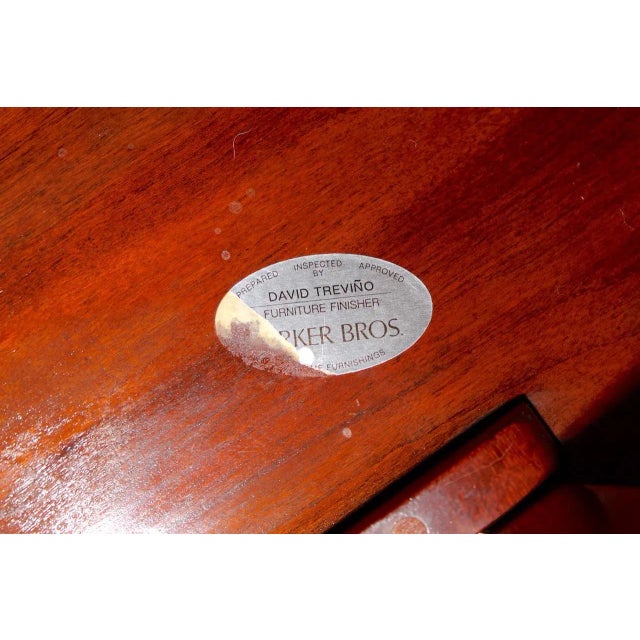 1980s Drexel Heritage Furnishings Inc. Vintage Barker Bros Tilt Table For Sale - Image 9 of 12