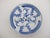 Chinese 19th Century Small Chinese Cafe Au Lait Brown & Blue Porcelain Fish Tazza Dish Saucer Set - 3pcs For Sale - Image 3 of 8
