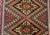 Vintage Afghan Baluch Tribal Area Rug in a Near-Square Size in Red, Blue, Brown For Sale - Image 14 of 17