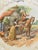 Shabby Chic 1940 Shumman Bavaria Reticulated Potcelain Equestrian Plates For Sale - Image 3 of 8