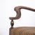 Antique Oak Armchair with Upholstery and Cane, 1920s For Sale - Image 9 of 10