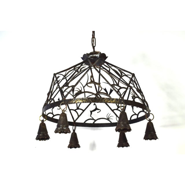 - Great ceiling lamp from the time of the early Art Deco - Unique piece - Elaborately handcrafted in the style of...