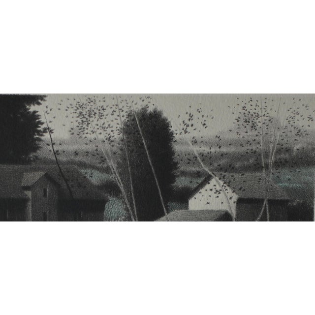 Late 20th Century Late 20th Century Robert Kipniss Limited Edition Color Lithograph Titled "April Leaves" Signed Numbered For Sale - Image 5 of 6