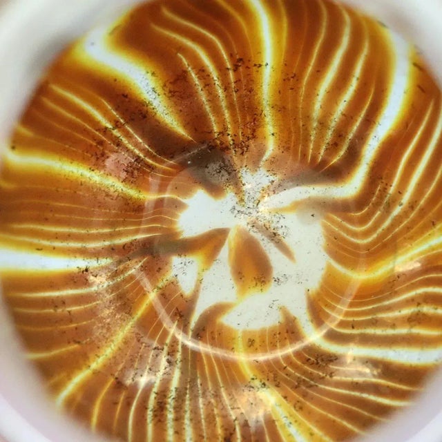 Glass American Tiffany Studios Art Nouveau Iridescent Reactive Glass Cabinet Vase For Sale - Image 7 of 8