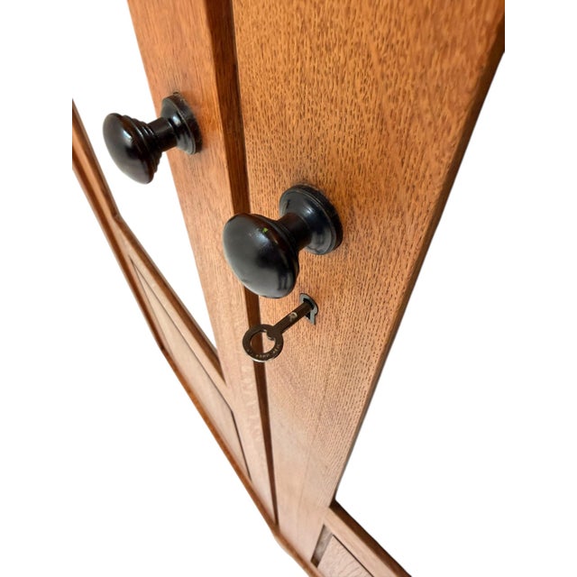 Art Deco Amsterdam School Bookcase by Hildo Krop for Gebroeders Monsieur, 1920s For Sale - Image 11 of 14