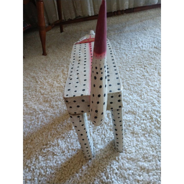 Indonesian Hand Carved Wooden Cat Table Chairish