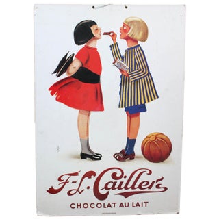 Original Chocolate Advertisement Poster For Sale