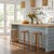 Bring relaxed sophistication to bar-height surfaces and social gathering spaces with the Butler Specialty Company Ballito...