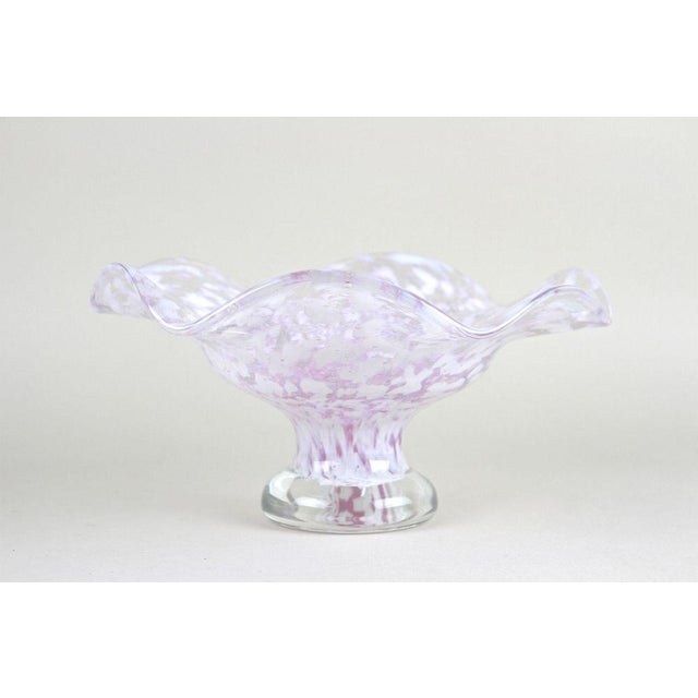 Highly decorative mid-century Murano glass centerpiece/ bowl out of the famous workshops on the little island of Murano -...