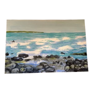Signed Original Watercolor Seascape by Nancy Smith