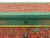Green Distressed Green Orange Red Tibetan Floral End Table Nightstand For Sale - Image 8 of 10