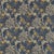 Morris & Co Morris Seaweed Fabric in Ink/Woad For Sale