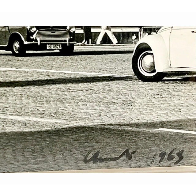 Christo and Jeanne-Claude Wrapped Kunsthalle, Bern Switzerland (1968) Vintage silver gelatin print signed by Christo lower...