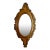 1930s Ornate Gold Wood Framed Mirror For Sale