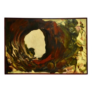 Janczuk, Composition, 1970s, Oil on Canvas, Framed For Sale