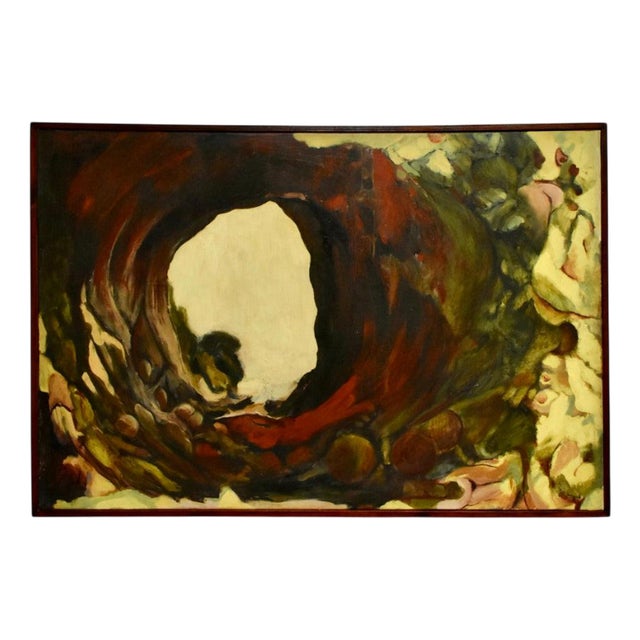 Janczuk, Composition, 1970s, Oil on Canvas, Framed For Sale