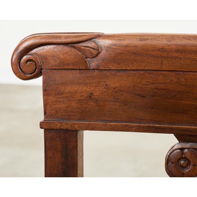 Set of Six English Regency Style Anglo-Indian Dining Chairs For Sale - Image 15 of 18