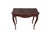 This 19th century French walnut hand carved console table is a stunning piece of furniture that exudes elegance and charm....