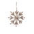 2020s Iron and Jute Snowflake Ornament Set of 4  4" & 5"H For Sale - Image 5 of 6