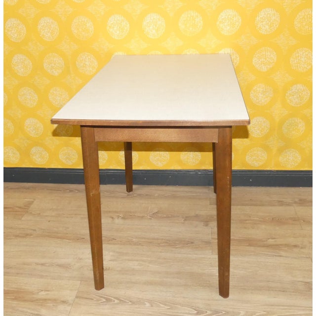 Mid-Century Modern Kitchen Table in Formica, 1950s For Sale - Image 3 of 9
