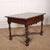 Brown Antique Oak Side Table For Sale - Image 8 of 10