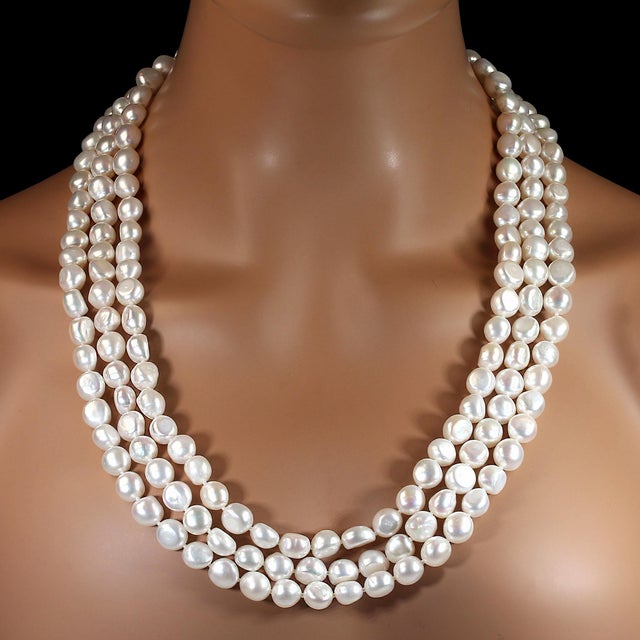 Elevate your jewelry collection with this exquisite **80-inch infinity freshwater pearl necklace**, a timeless statement...