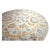 Early 21st Century Afghan Sultanabad Master Wool 11x11 Ivory, Light Blue & Light Orange Handmade Round Area Rug #1143252 For Sale - Image 5 of 12